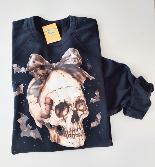 Halloween Skull Bats Bows